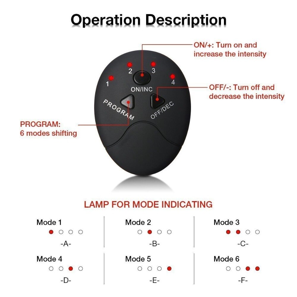 6-Mode Vibrating Hip Trainer