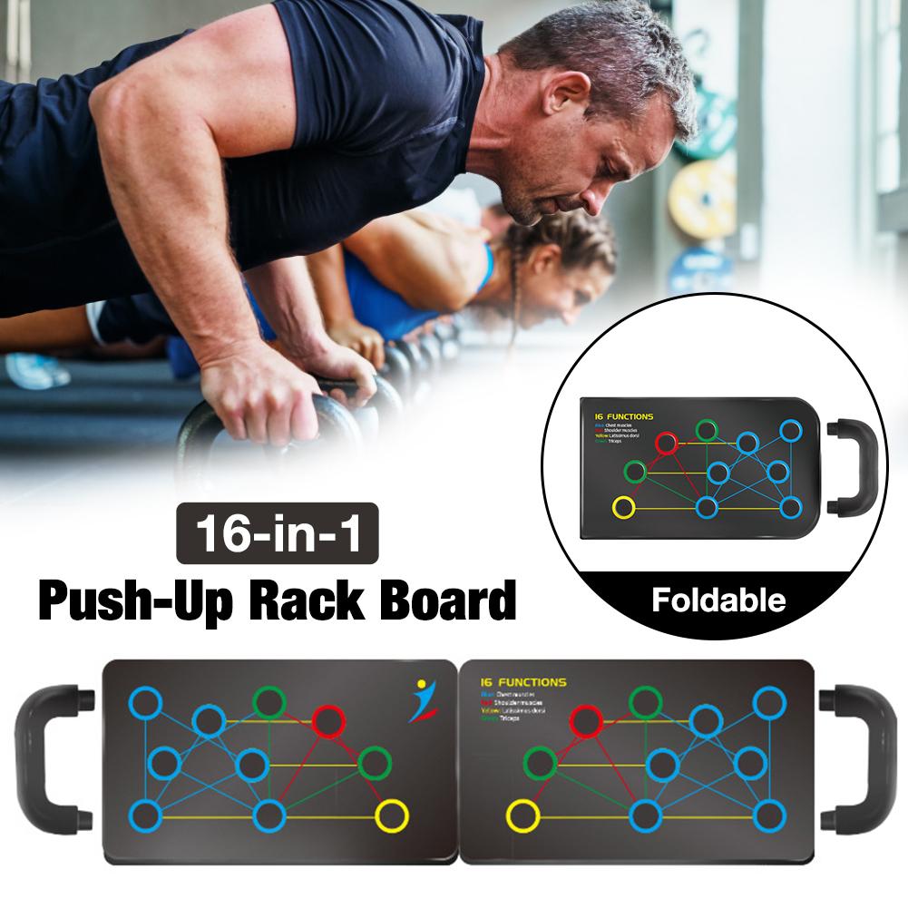 16-in-1 Foldable Push-Up Training Board