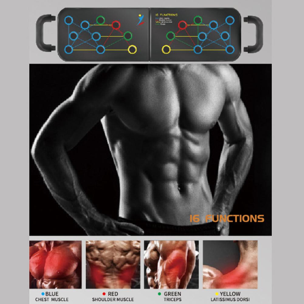 16-in-1 Foldable Push-Up Training Board